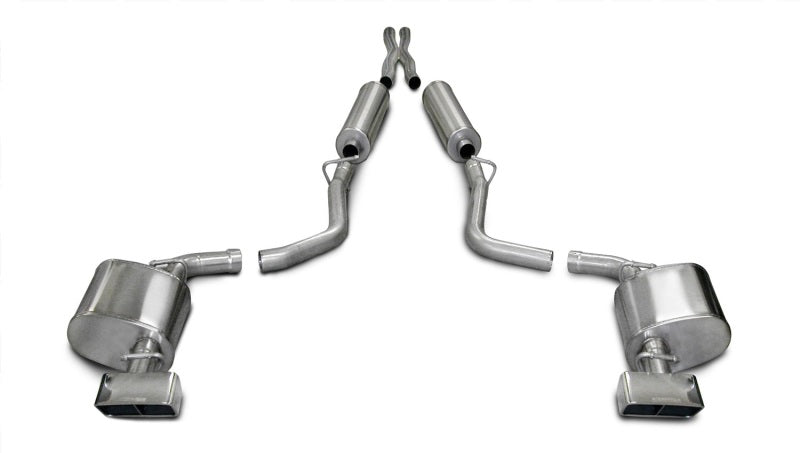 CORSA Xtreme / 2.5 in Cat-Back GTX Tips | 2009-2010 Challenger RT 5.7L Auto (14436)