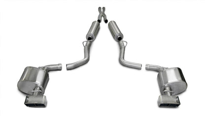 CORSA Xtreme / 2.5 in Cat-Back GTX Tips | 2009-2010 Challenger RT 5.7L Auto (14436)