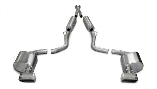 CORSA Xtreme / 2.5 in Cat-Back GTX Tips | 2009-2010 Challenger RT 5.7L Auto (14436)