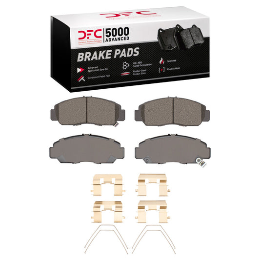 DFC 03-22 Acura Civic/CSX Front Ceramic Pads & Hardware | Honda Accord/ Civic (1551-1608-01)