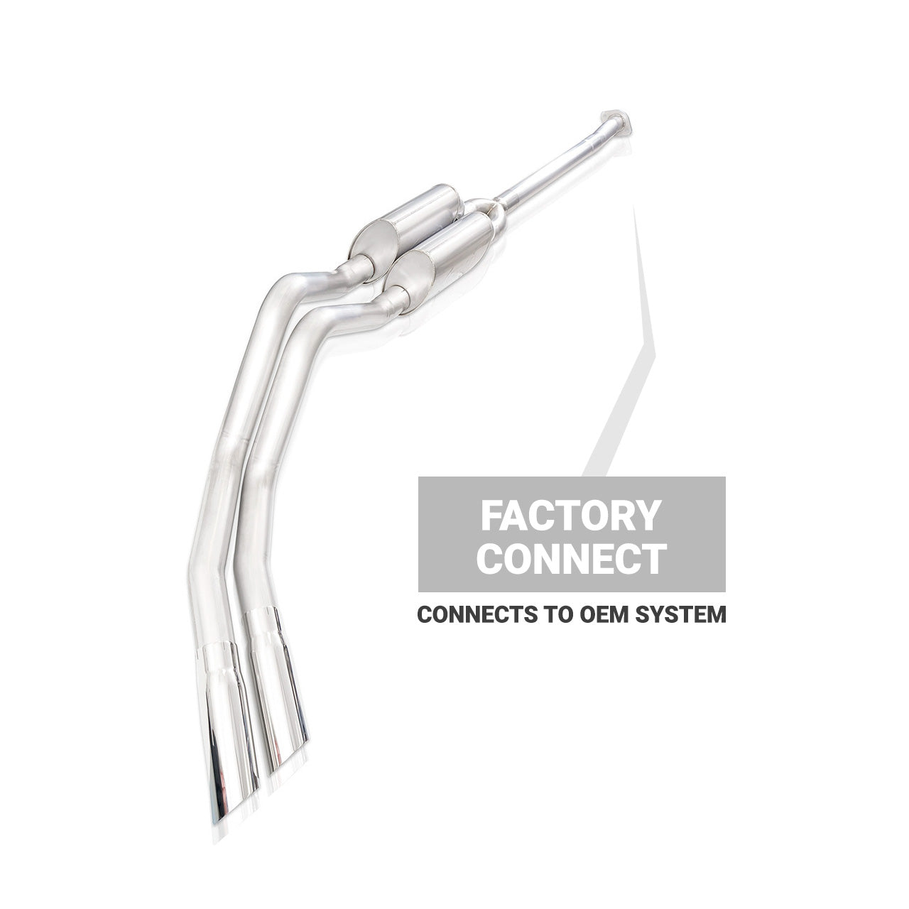 Stainless Works FT21CBFT for 2021+ F-150 Lightning Style Exhaust