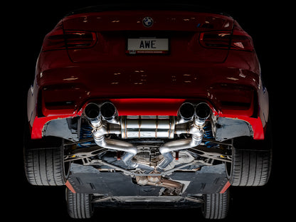 AWE Tuning AWE SwitchPath Catback Exhaust for BMW F8X M3/M4 - Chrome Silver - 3025-42070