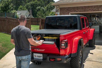 Rugged Ridge 13550.24 Armis Hard Folding Bed Cover for 2020-2024 Jeep Gladiator