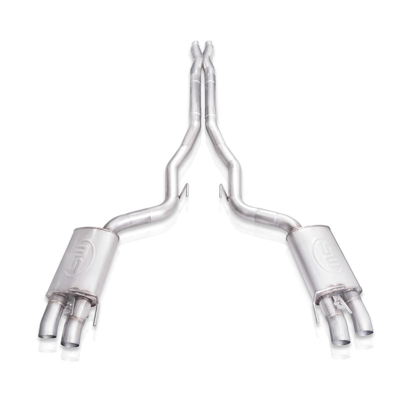 Stainless Works 2015+ Ford Shelby GT350 Redline Factory Connect X-Pipe Catback Exhaust w/Valves | Shelby GT350 (15+) (GT350CBXFCR)