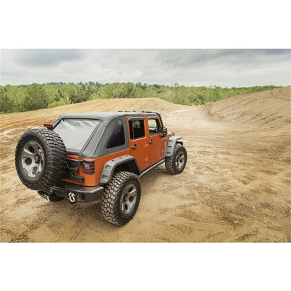 Rugged Ridge 13750.38 Bowless Soft Top for 2007-18 Jeep Wrangler JK 4-Door