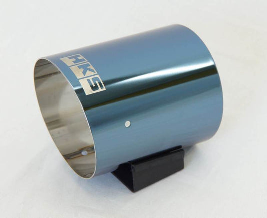 HKS Hi-Power SPEC-L2 Exhaust Tip Cover (Blue SUS / D94 L=118B)