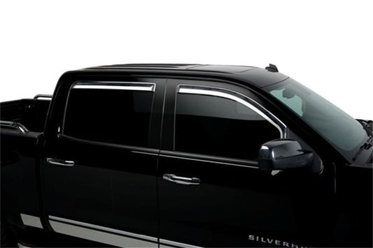 Putco Chevy Silverado LD 14-18 Chrome Window Visors | Chevy Silverado LD (14-18) (480440)