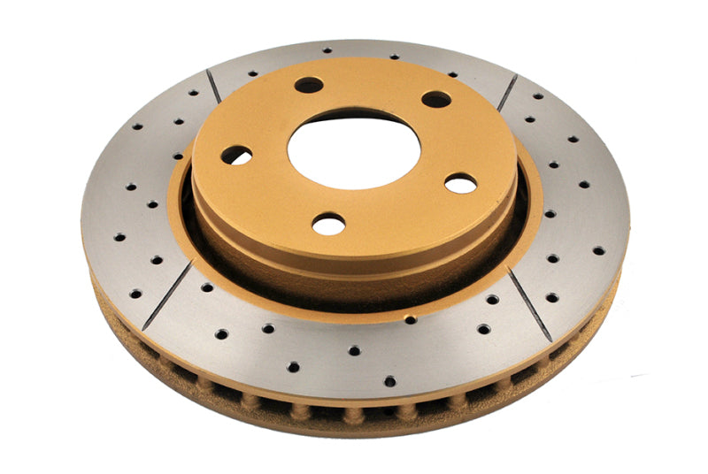 DBA Front Drilled & Slotted Street Series X-Gold Rotor | Jeep Wrangler (07-17) (DBA2536X)