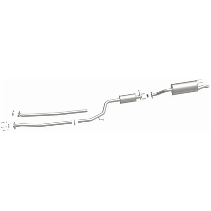 BRExhaust 2012-2015 Honda Civic 1.8L Direct-Fit Replacement Exhaust System