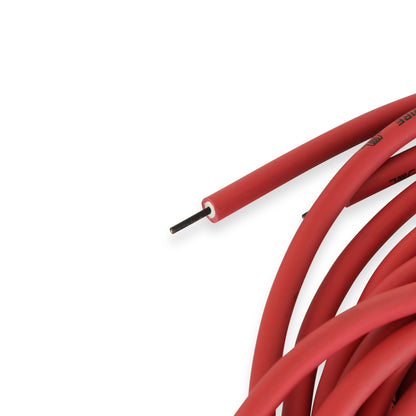 MSD 32129 Super Conductor Spark Plug Wire Set, Red, Straight Boots