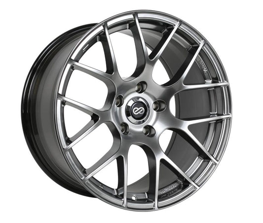 Enkei Raijin Hyper Silver | 18x8" +45mm | 5x112mm Wheel