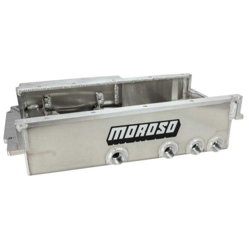 Moroso 20137 Aluminum Oil Pan LS Next/Next 2 Non-Skirted Dry Sump 6in Deep