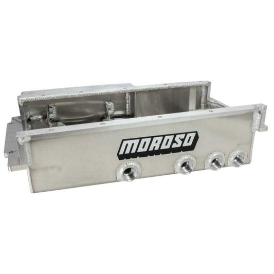 Moroso 20137 Aluminum Oil Pan LS Next/Next 2 Non-Skirted Dry Sump 6in Deep