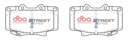DBA Front Street Series Brake Pads | Lexus LX450 (96-97) (DB1199SS)