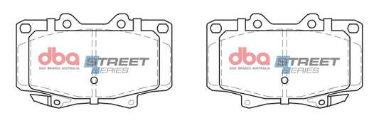 DBA Front Street Series Brake Pads | Lexus LX450 (96-97) (DB1199SS)