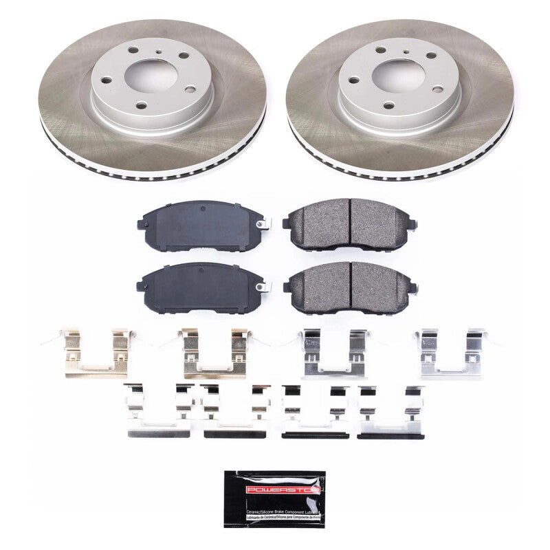 PowerStop 03-05 Nissan 350Z Front Semi-Coated Rotor Kit (SC3140)