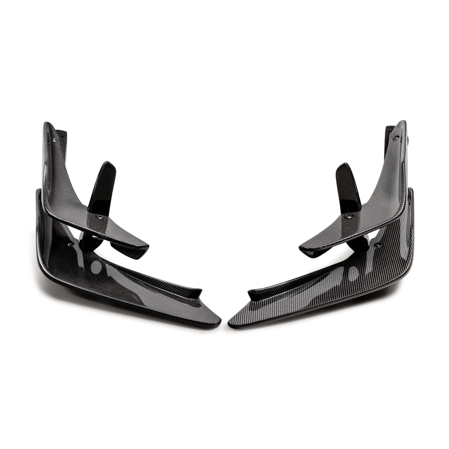 Seibon Carbon Fiber Front Bumper Canards | 2023+ Honda Civic Type R (FBC23HDCVR)