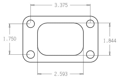 Cometic Turbo T3/T4 Exhaust Gasket | Mustang/Ranger/Thunderbird (79-06) (C4514)