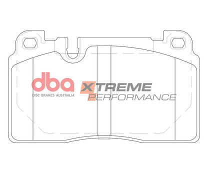 DBA XP Performance Front Brake Pads w/ 345mm Front Rotor | Audi A6 (17-19) (DB15111XP)