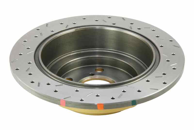 DBA 4000XS Single Rear Drilled/Slotted Rotor | Subaru (08-13) (DBA4644XS)