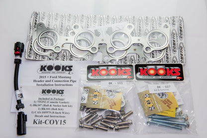Kooks 15+ Mustang 5.0L 4V SS Headers | 15-23 Ford Mustang/Mach-E (1151H631)