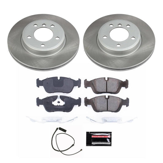PowerStop 01-02 BMW Z3 Front Semi-Coated Rotor Kit (SC867)