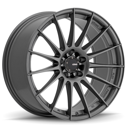 Konig Rennform Matte Grey | 18x9" +45mm | 5x112mm Wheel