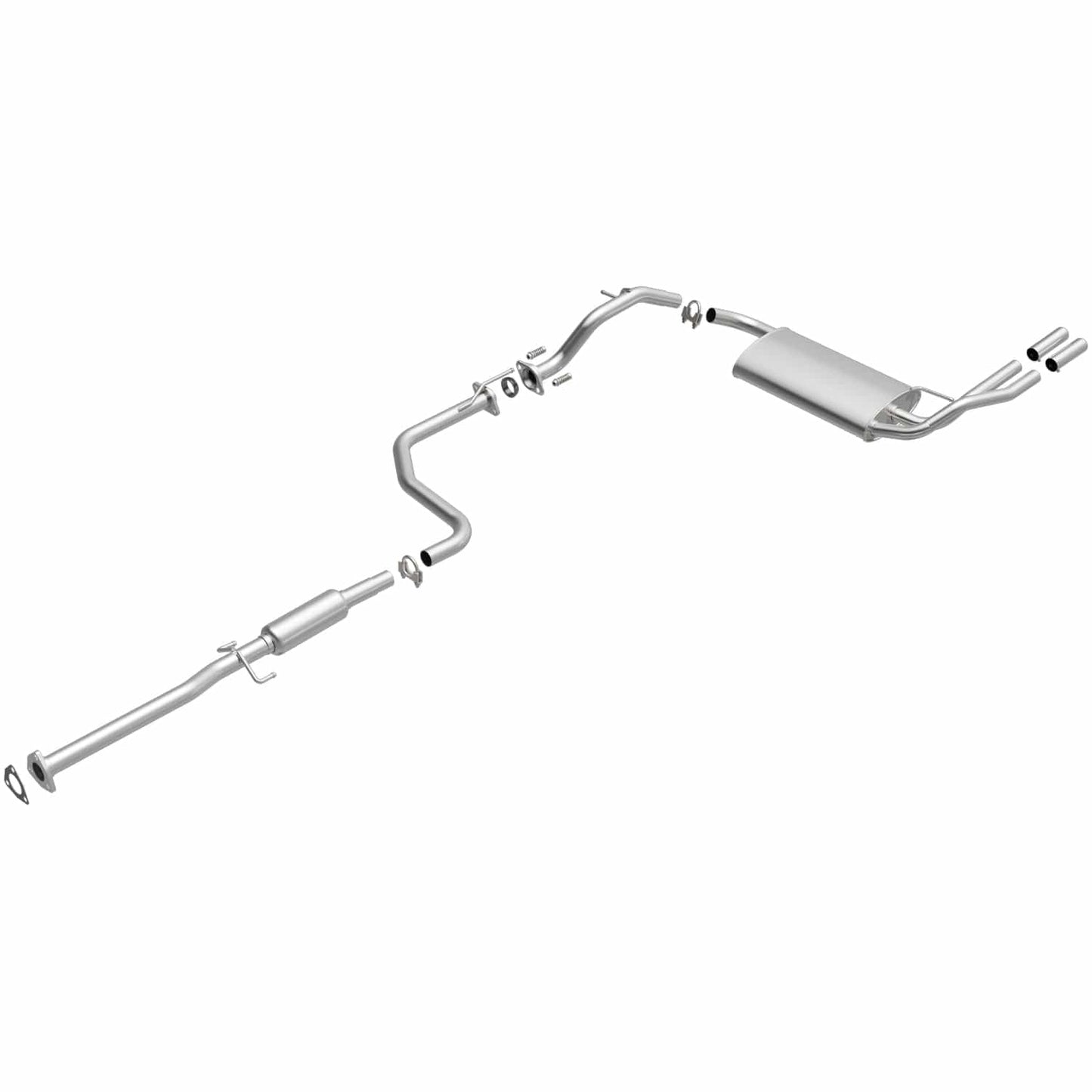 BRExhaust 1988-1991 Honda CRX 1.6L Direct-Fit Replacement Exhaust System