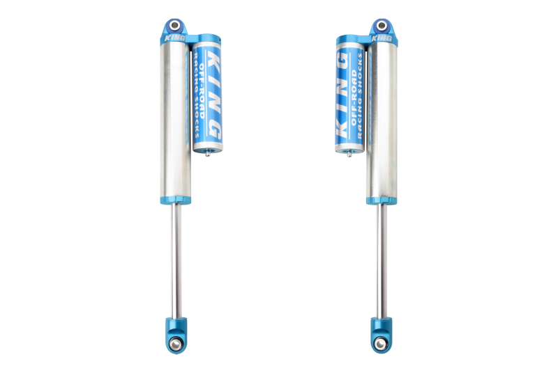 King Shocks 2.5 Performance w/ Remote Reservoir + Rear Reservoir Non-Adjustable Shocks Set w/0-2.5" lift - 2000-2010 GMC Sierra 2500 HD 4WD
