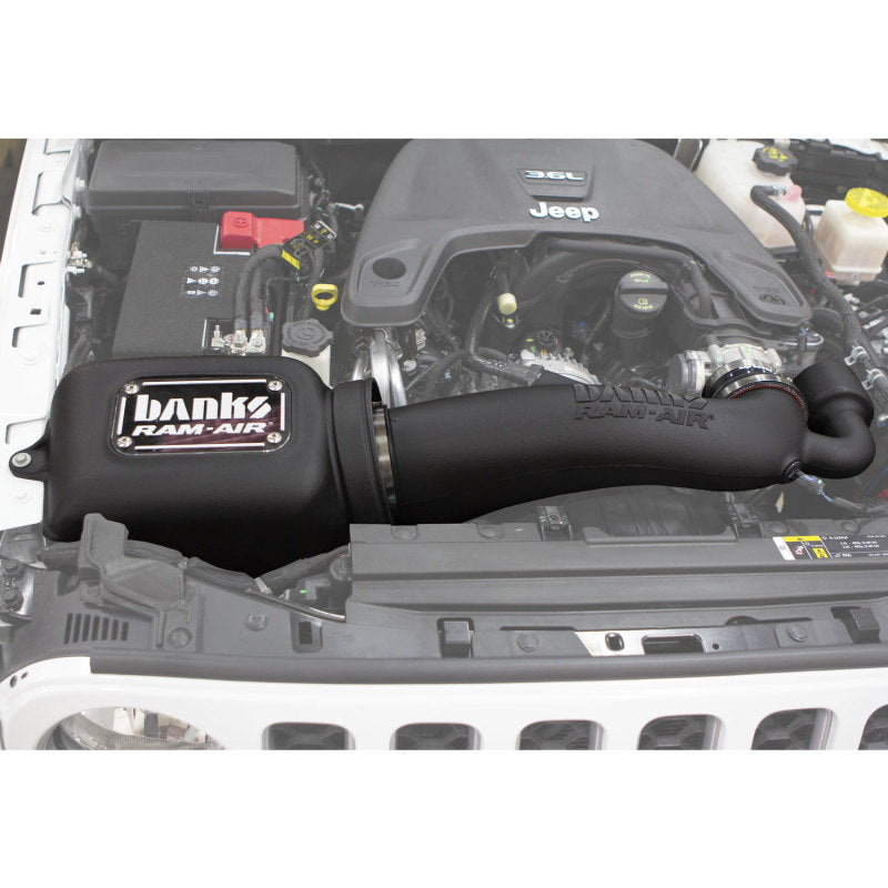 Banks Power 18-20 Jeep 3.6L Wrangler Ram-Air Intake System | Jeep Wrangler JL / Gladiator JT (18-20) (41843)