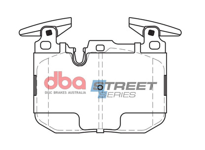 DBA Street Series Front Brake Pads | BMW 1/2/3/4 Series (11+) (DB2299SS)
