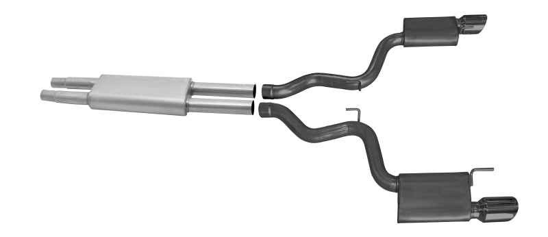 Gibson 3in Dual Cat-Back Exhaust | Ford Mustang V6 3.7L (15-17) (619015-B)
