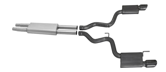 Gibson 3in Dual Cat-Back Exhaust | Ford Mustang V6 3.7L (15-17) (619015-B)