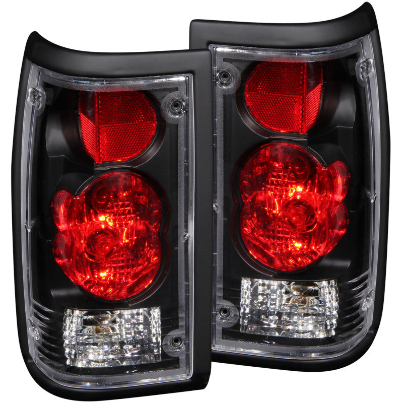 ANZO LED Black Taillights Pair | Mazda B2000 (86-93) (211113)