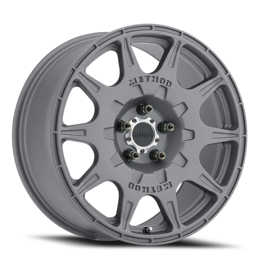Method MR502 Rally Titanium | 17x8" +38mm | 5x114.3mm Wheel