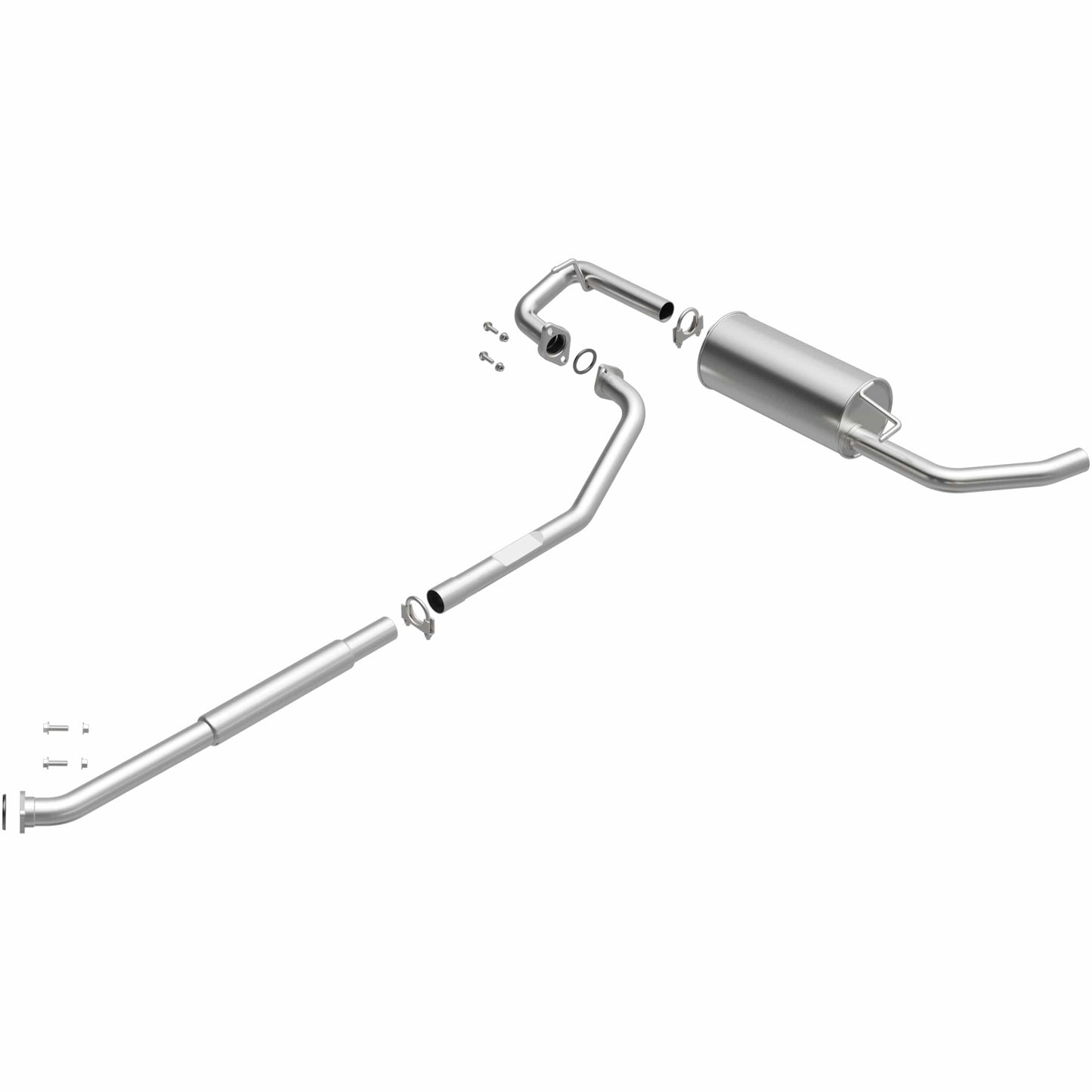 BRExhaust 1998-2000 Toyota RAV4 2.0L Direct-Fit Replacement Exhaust System