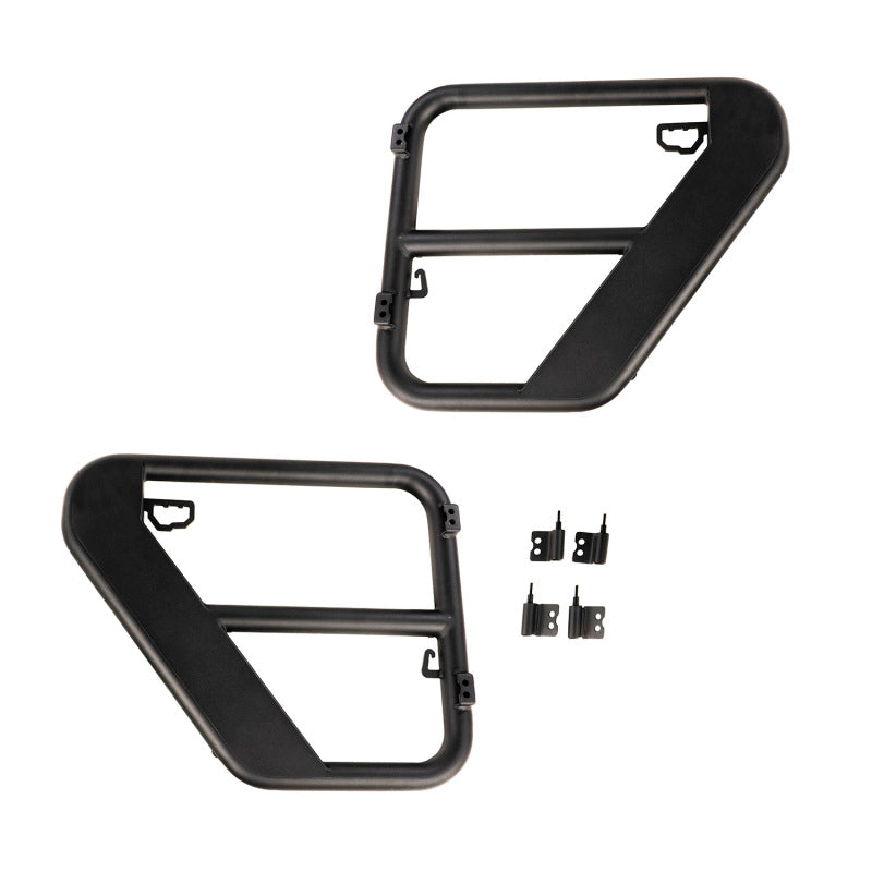 Rugged Ridge 11509.32 Fortis Tube Doors for 07-18 Jeep Wrangler JK 4-Dr