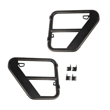 Rugged Ridge 11509.32 Fortis Tube Doors for 07-18 Jeep Wrangler JK 4-Dr
