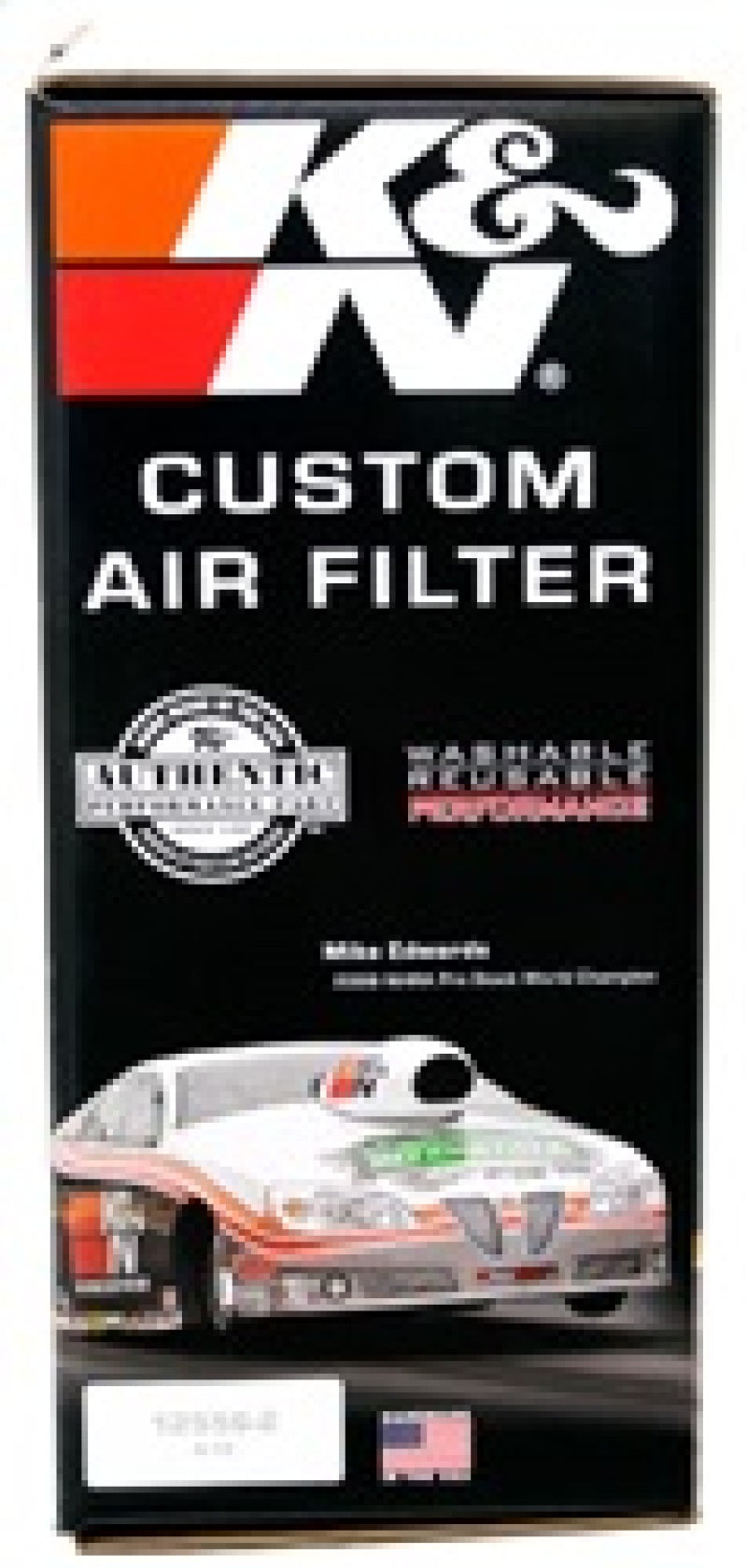 K&N 60-1290 Round Air Filter Assembly For Increase Horsepower -Washable/Reusable