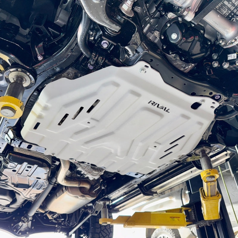 Rival 4x4 2333.9569.3.6 Aluminum Transmission Catalytic Converter Skid Plate For Toyota Tacoma 24-26