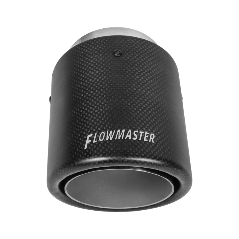 Flowmaster SS Tip 3in Carbon Fiber Weld For Universal (15401)