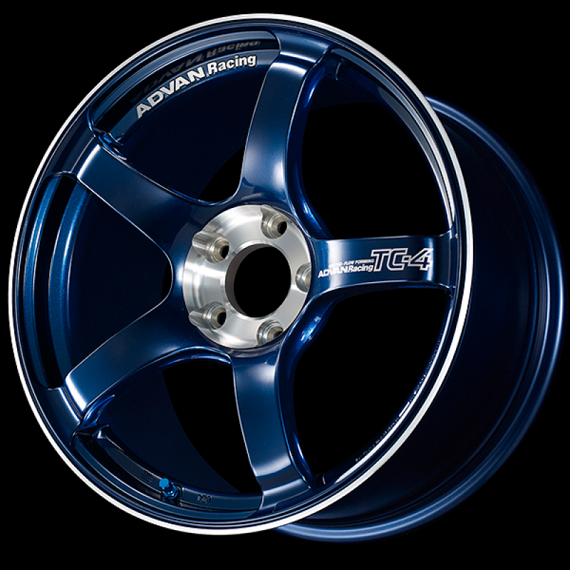 Advan TC-4 SE Racing Indigo Blue/Diamond Cut | 18x9.5" +45mm | 5x100mm Wheels