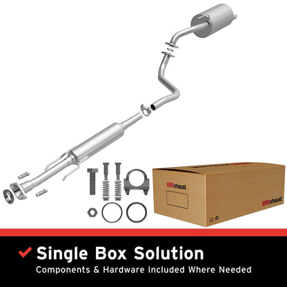 BRExhaust 2014-2017 Nissan Versa Note 1.6L Direct-Fit Replacement Exhaust System