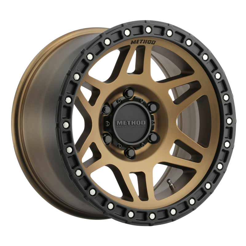 Method MR312 Bronze - Matte Black Lip | 17x8.5" +0mm | 6x5.5mm Wheel