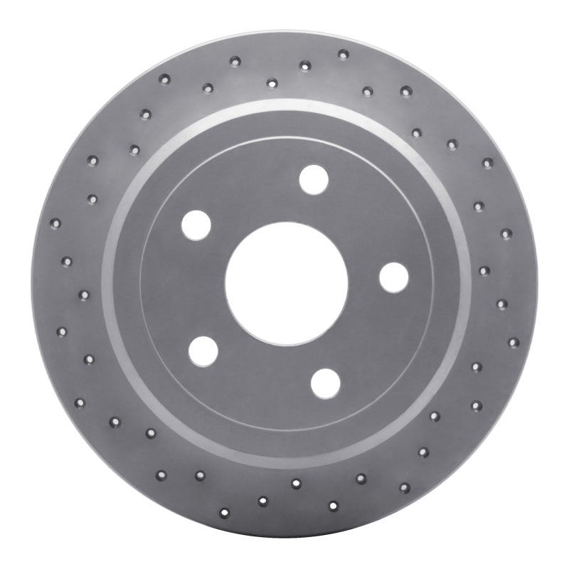 DFC Rear Left D&S Geoperformance Rotor (REAR): Jeep Wrangler (07-18)