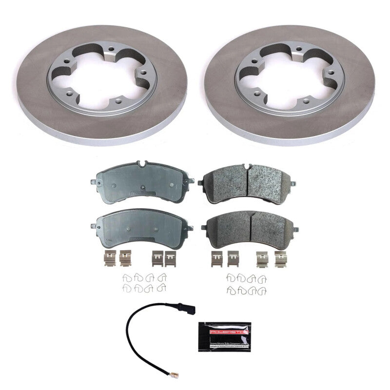 PowerStop 2020 Ford Transit-350 Rear Semi-Coated Rotor Kit (SC8714)