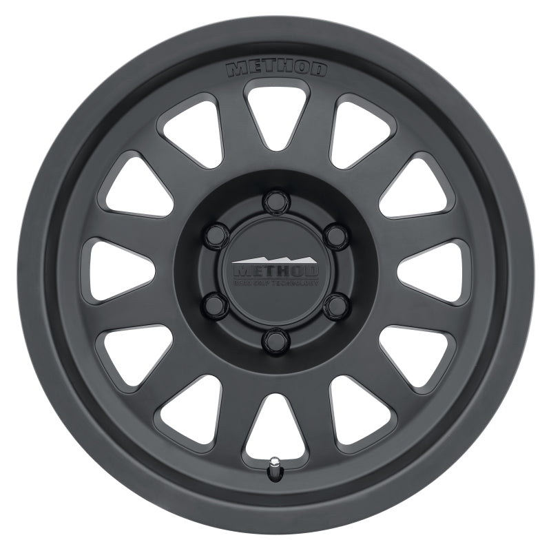 (set of 4) Method MR704 Matte Black | 17x8.5" +0mm | 6x135mm Wheel