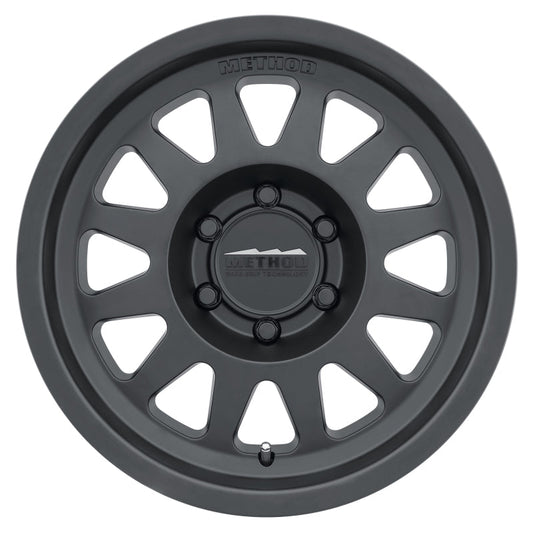 (set of 4) Method MR704 Matte Black | 17x8.5" +0mm | 8x170mm Wheel