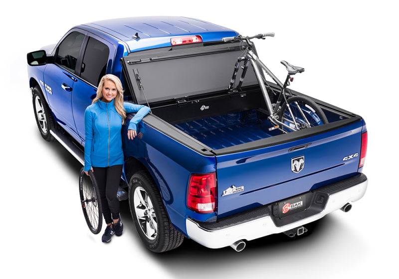 BAK 448207RB BAKFlip MX4 Hard Folding Tonneau Cover for 2009-2024 RAM 1500 5'7"