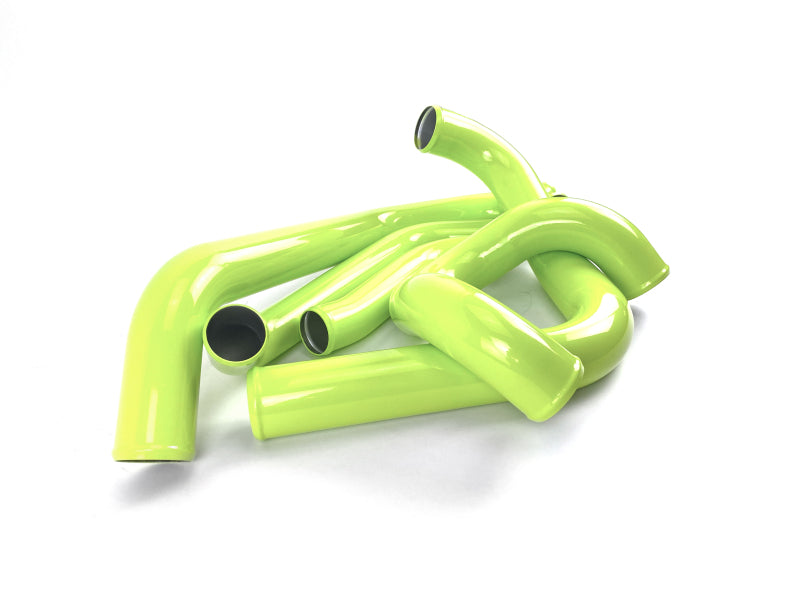 Perrin PSP-ITR-438-3NY FMIC Boost Tube Kit Neon Yellow 2015–2021 Subaru WRX STI